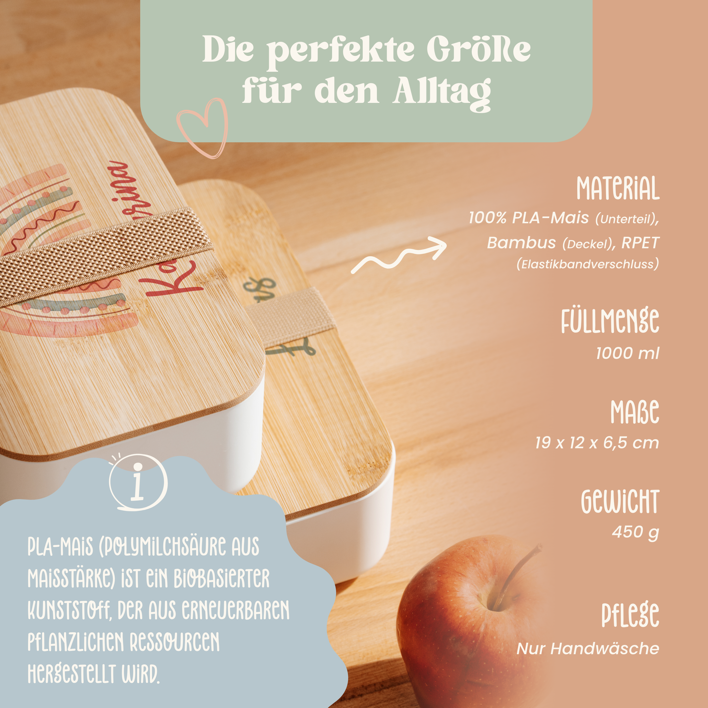 Brotdose Regenbogen | Design 010.03. | Farbdruck